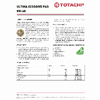 Ultima EcoDrive PAO SN/CF 0W-40 4L