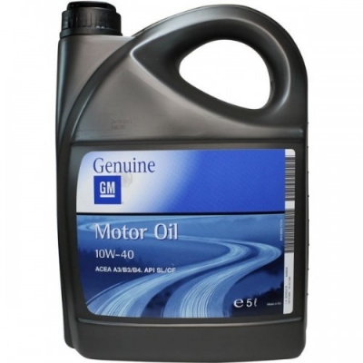 GM MOTOROEL 10W-40  A3/B4, SL/CF 5L