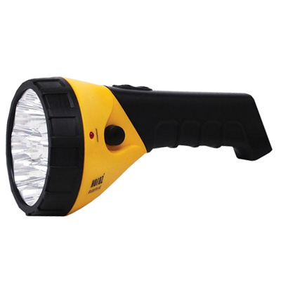 Фонарь аккумулят, 9 led 0.9Вт, 45Lm, желтый, HL333L (70395)