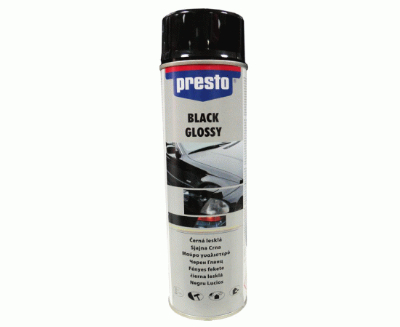Краска Presto чёрный глянец 500ml (428948)