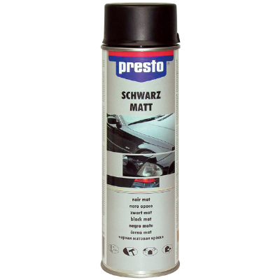 Краска Presto для дисков черная мат 500ml (04019)
