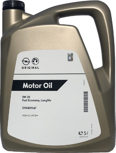 OPEL 0W-20 LL FE C5 SN/RC 5L