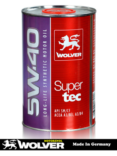 WOLVER Super Tec SN/CF 5W-40 1L ж/б