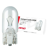 Лампа T10 W5W W2*9.5d 12V без цокольная (10шт) 01483
