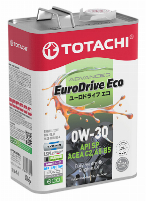 EuroDrive ECO 0W30 ACEA C2 A5/B5 API SP 4L 