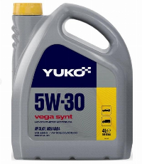 YUKO Вега Синт SL/CF 5W-30 4л п/эт